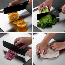 Premium Stainless Steel Chopping Board for Vegetables and Fruits (31x20 cm)